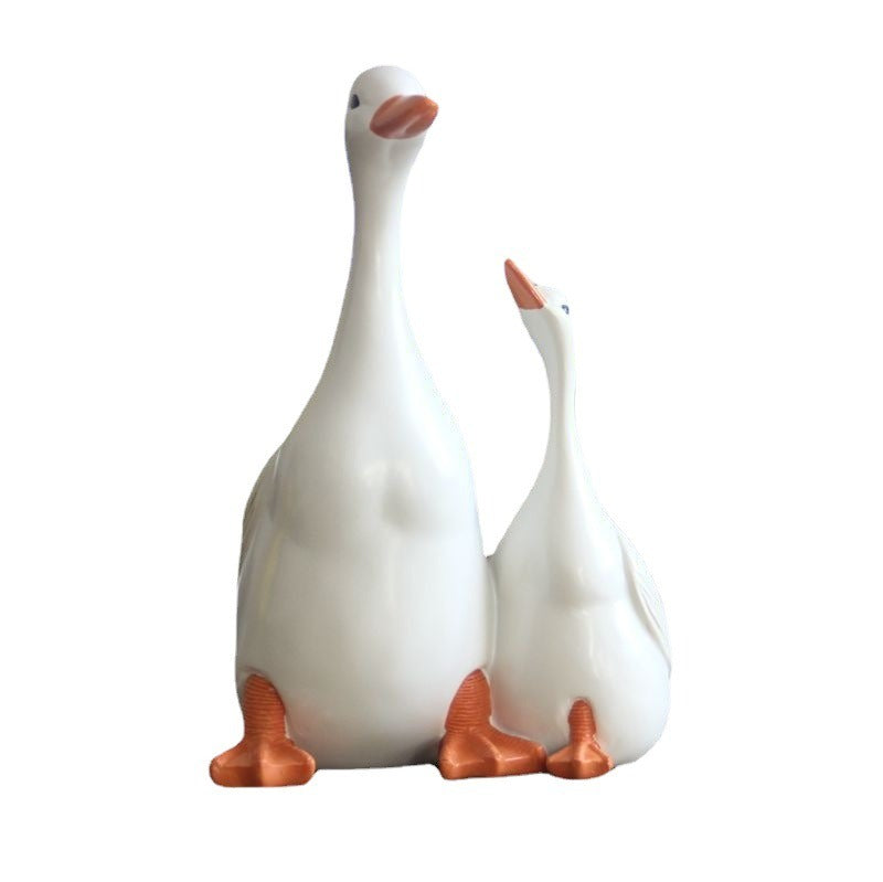 Garden Decorations Mother and Child Ducks Garden Decoration Ornaments