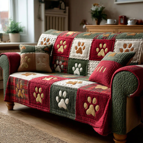 Light luxury living room home velvet sofa cushion dust-proof animal decoration mat