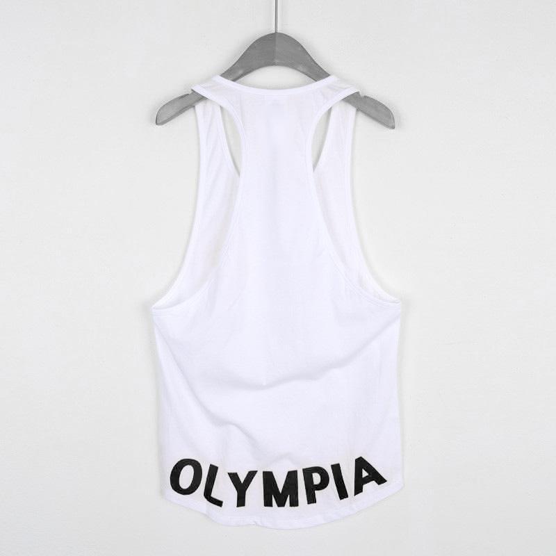 Men's Loose Cotton Gym Tank Top