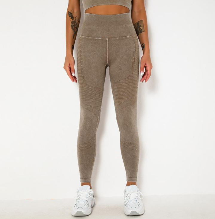 High-Waist Seamless Yoga Women's Pants – Tummy Control
