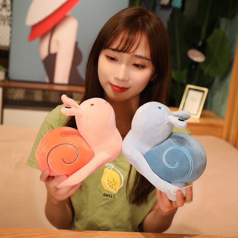New Cute Little Snail Doll Plush Snail Pillow Bedroom Home Decoration Pillow Gift