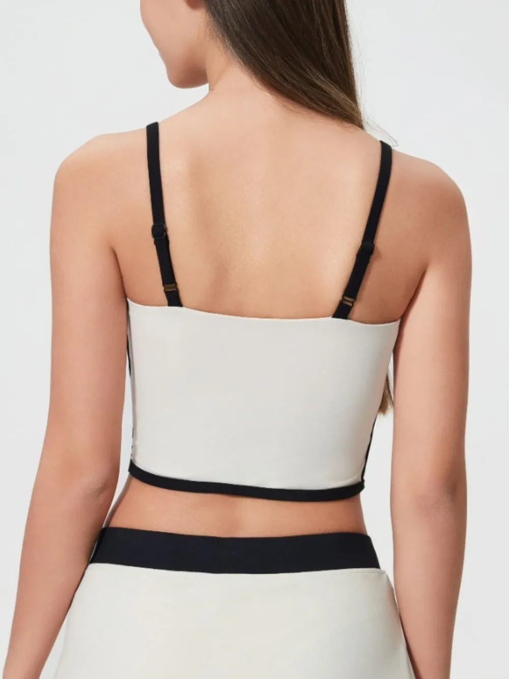 Square Neck Women's Active Cami Top – Removable Chest Pads