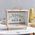 Nordic Wooden Piggy Bank Creative Sundries Storage Box Children's Bedroom Desktop Decoration Fun Gifts