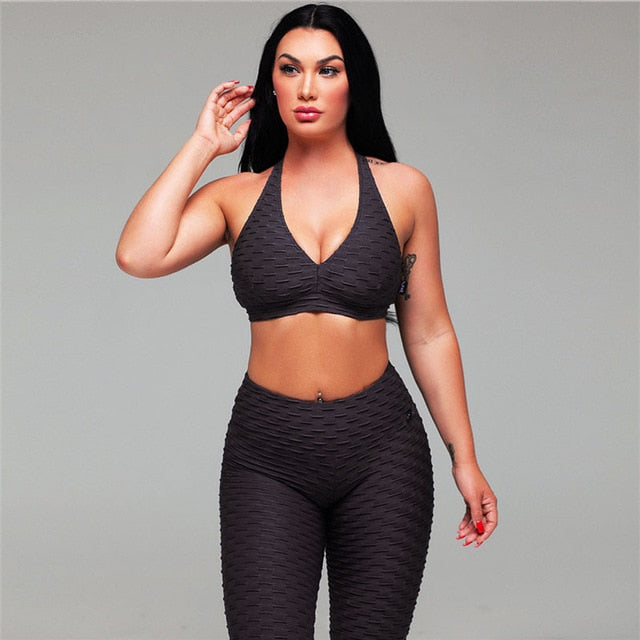 Women's 2-Piece Gym Tracksuit Set