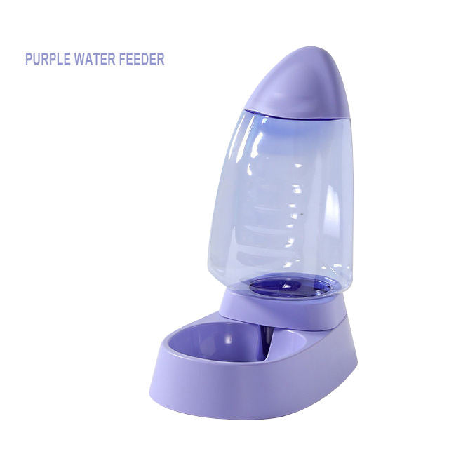 Pet Drinking Water Feeding Bowl Sailboat Type Large Capacity Cat Bowl Dog Food Bowl Transparent Cat Water Dispenser Dog Bowl