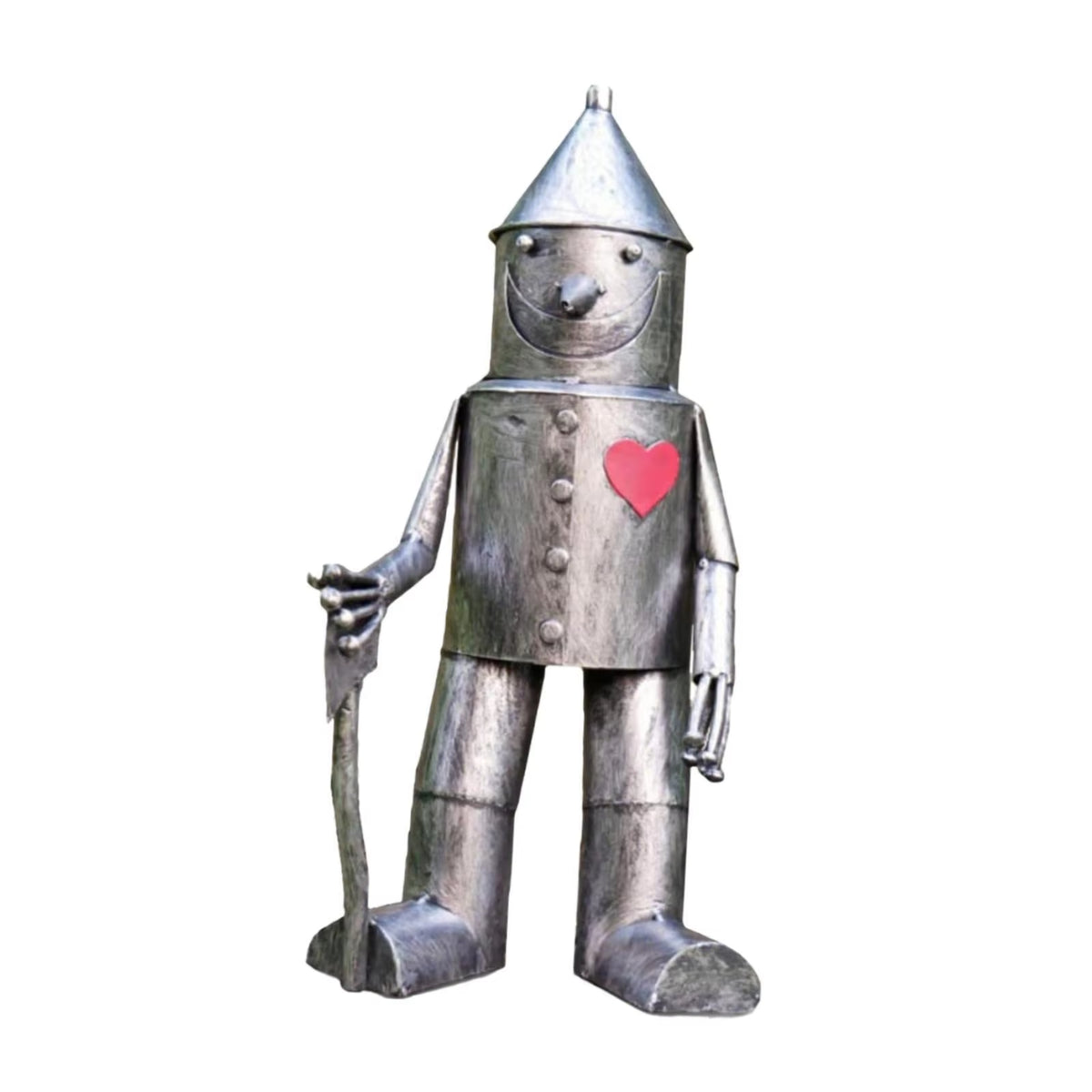 Garden Statue Resin Tin Man Ornaments Sculpture for Lawn Balcony Home