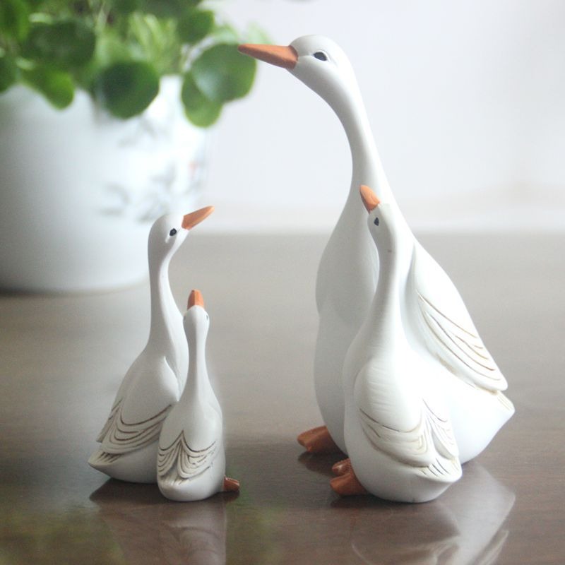 Garden Decorations Mother and Child Ducks Garden Decoration Ornaments