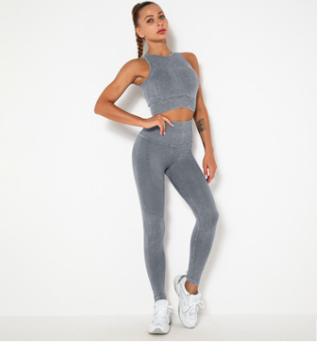 Plus Size High Support Sports Bra + Women's Leggings Set
