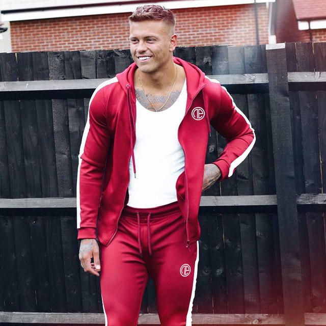 Sport Man Tracksuit Running Gym