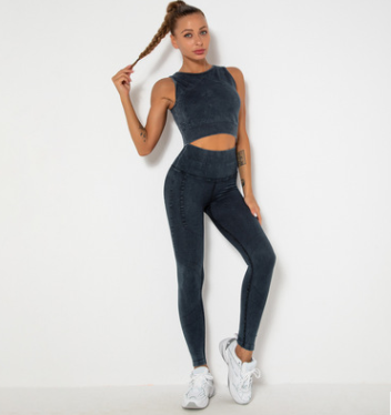 Plus Size High Support Sports Bra + Women's Leggings Set
