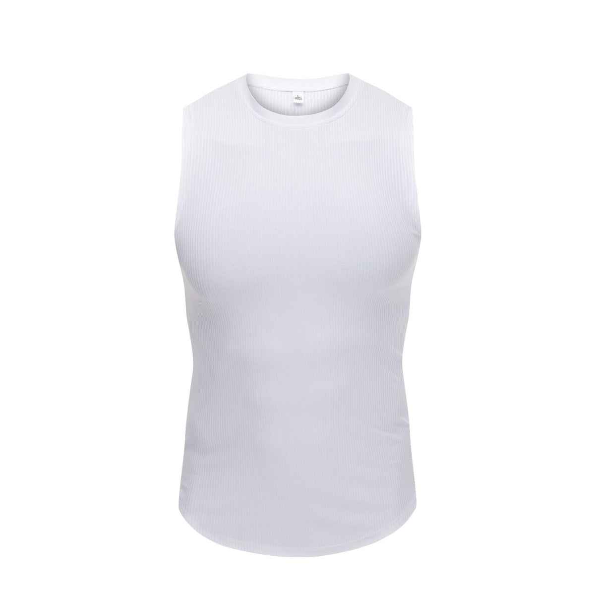 Men's Slim Fit Sleeveless Crop Top