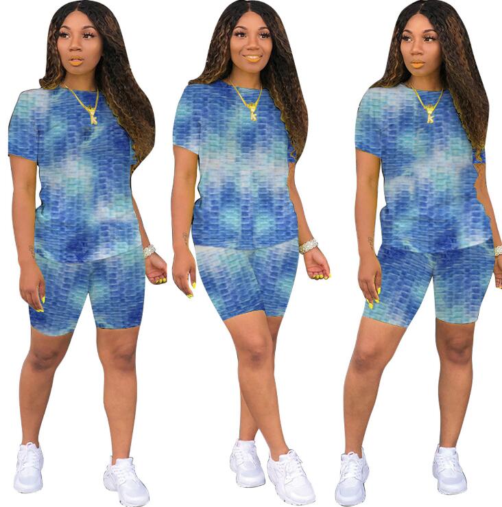 Printed Seamless Yoga Set – Women's Leggings + Top