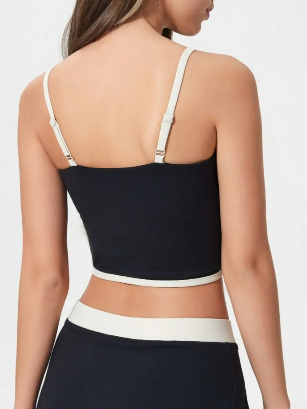 Square Neck Women's Active Cami Top – Removable Chest Pads