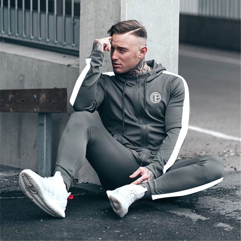 Sport Man Tracksuit Running Gym
