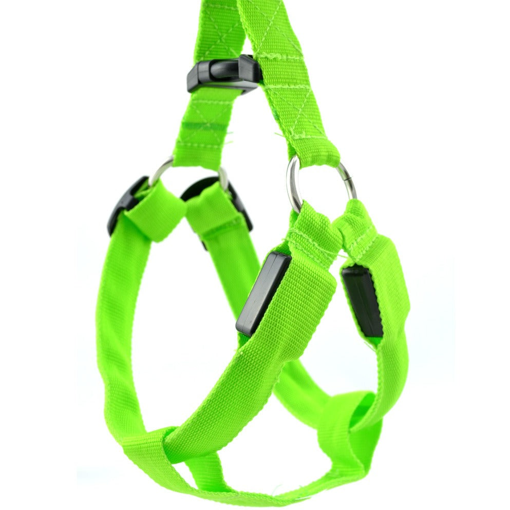 LED Luminous Dog Harness, Medium and Large Dog Leash, Dog Harness, Pet Products