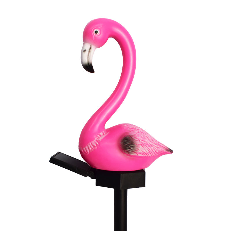 New LED Solar Outdoor Landscape Lights Flamingo One For Three Modern Garden Lights Garden Decoration Lawn Lights
