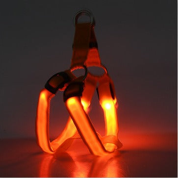 LED Luminous Dog Harness, Medium and Large Dog Leash, Dog Harness, Pet Products