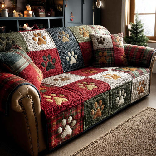 Light luxury living room home velvet sofa cushion dust-proof animal decoration mat
