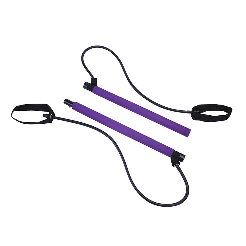 Pilates Toning Bar with Resistance Bands