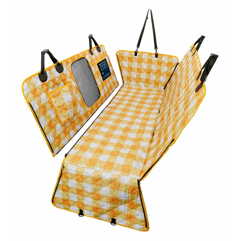 Detachable Waterproof Car Pet Pad, Rear Thickened Dog Car Pad, Non-Slip Car Pet Seat Pad