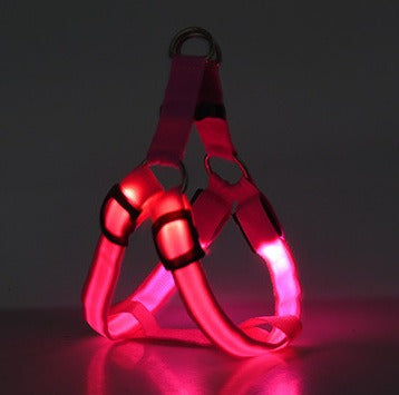 LED Luminous Dog Harness, Medium and Large Dog Leash, Dog Harness, Pet Products