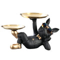 Cute French Bulldog Resin Figurine, Perfect for Tabletop Decoration