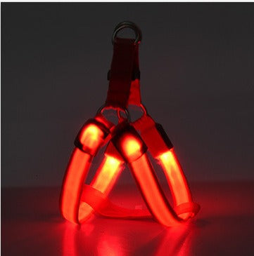 LED Luminous Dog Harness, Medium and Large Dog Leash, Dog Harness, Pet Products
