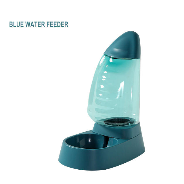 Pet Drinking Water Feeding Bowl Sailboat Type Large Capacity Cat Bowl Dog Food Bowl Transparent Cat Water Dispenser Dog Bowl
