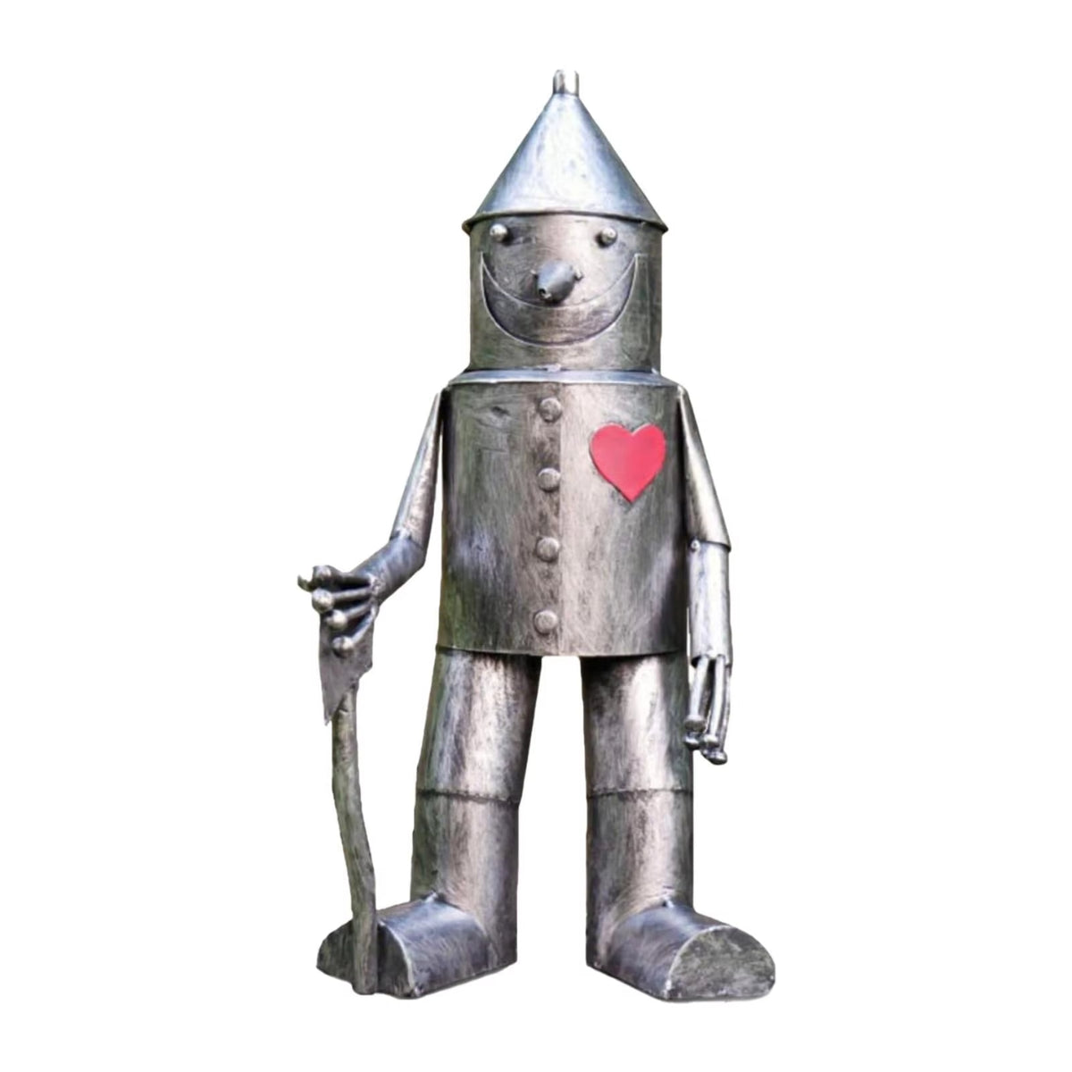 Garden Statue Resin Tin Man Ornaments Sculpture for Lawn Balcony Home