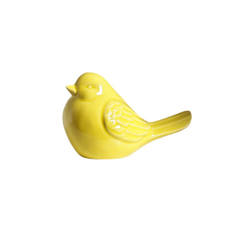 Ceramic Bird Ins Modern Minimalist Nordic Cute Small Fresh Ornaments Home Living Room Office Decoration Bird