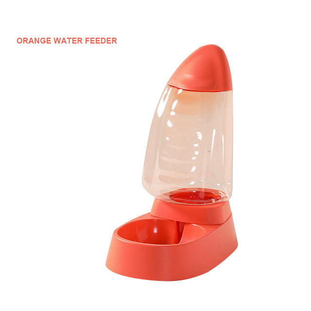 Pet Drinking Water Feeding Bowl Sailboat Type Large Capacity Cat Bowl Dog Food Bowl Transparent Cat Water Dispenser Dog Bowl
