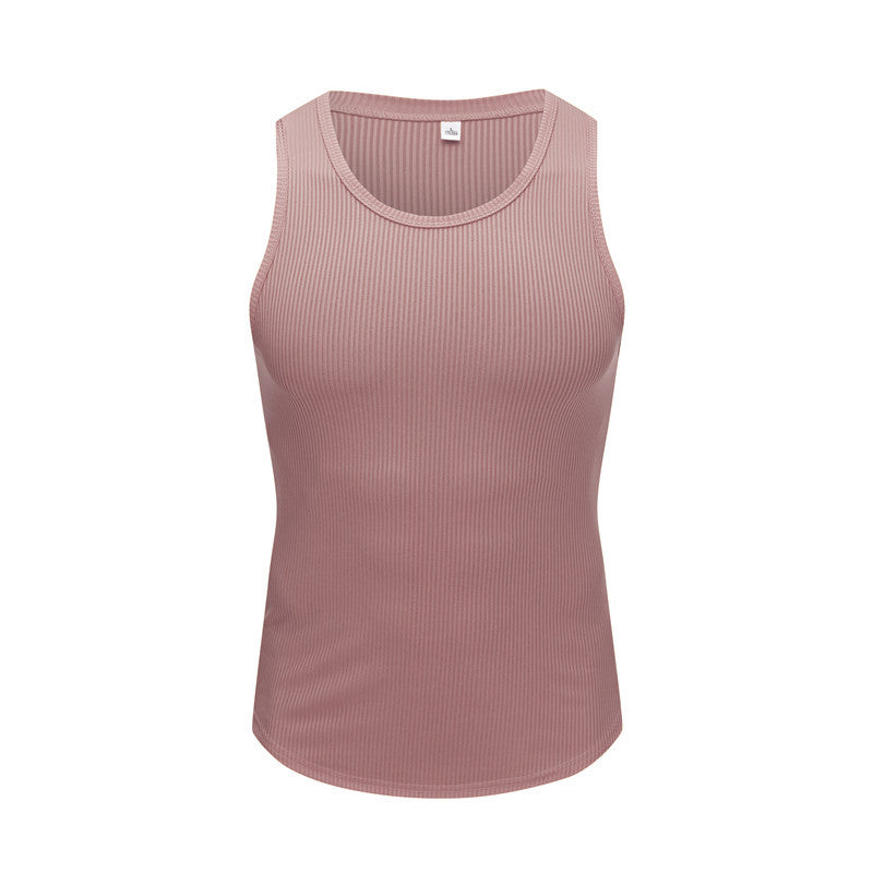 Men's Slim Fit Sleeveless Crop Top