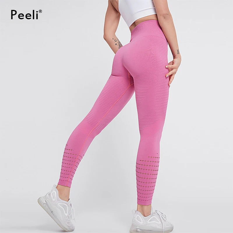 High Waist Seamless Women's Leggings – Push Up & Tummy Control