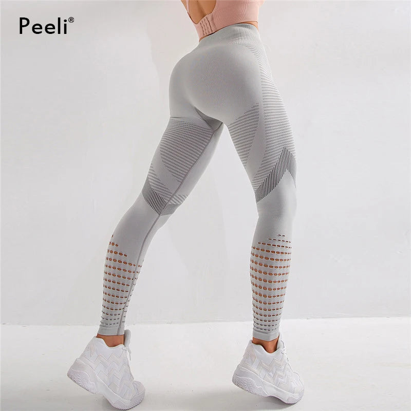 High Waist Seamless Women's Leggings – Push Up & Tummy Control