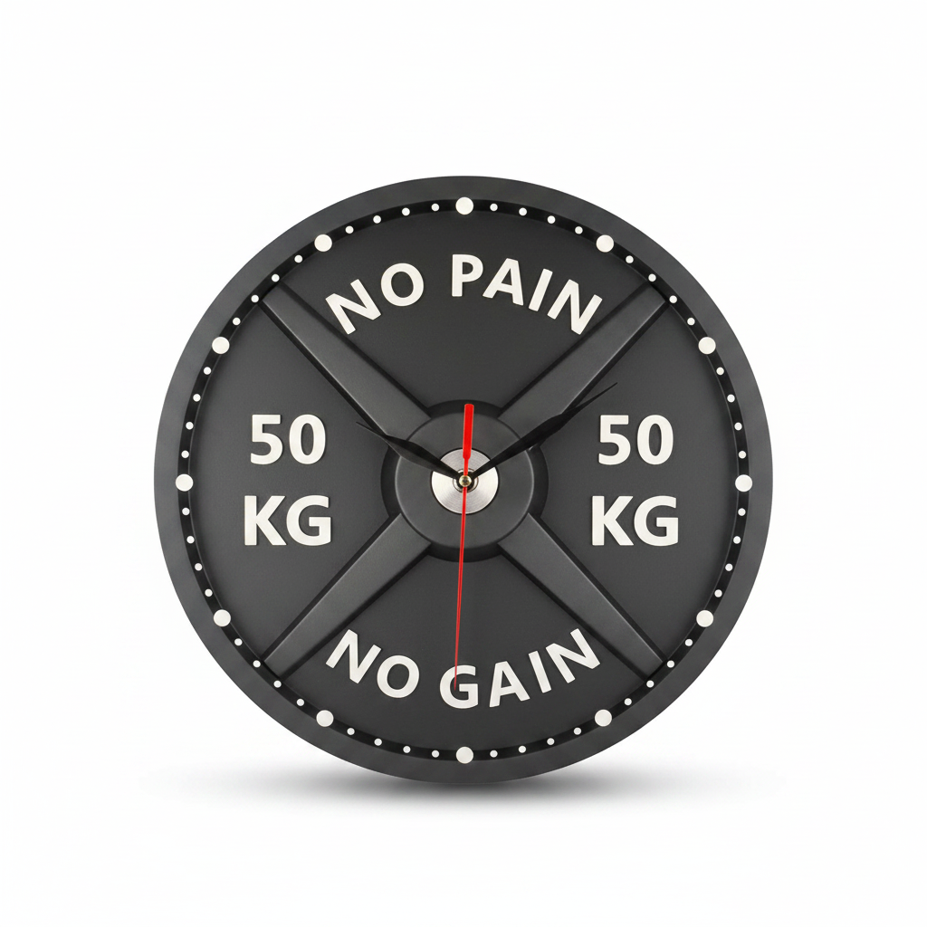Weight Plate Wall Clock